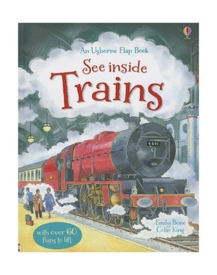 See Inside Trains (Usborne Flap Book)