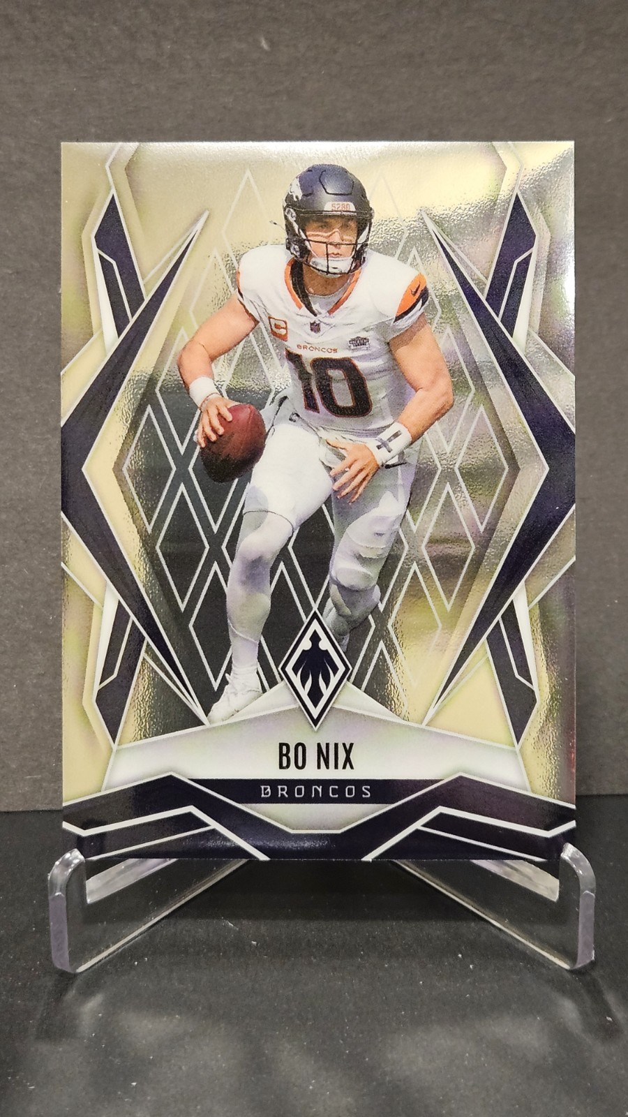 2025 Panini Phoenix Bo Nix #83 Silver 2nd Year Card Denver Broncos