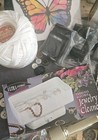 Womens Junk Drawer Estate Lot Jewelry Items, Buttons, Linens, Craft Maker Items — photo 10