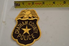 LOT #34  CHATHAM COUNTY  POLICE PATCH