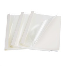 RAYSON Thermal Binding Covers 12mm Binds up to 100 Sheet A4 125 Micron - White