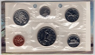 1975 CANADA PROOF LIKE PL SET UNCIRCULATED COINS ELIZABETH II