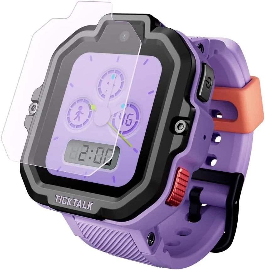 Прозрачные защитные пленки из закаленного стекла TickTalk 5 (2 в упаковке)  - Изображение 3 из 4