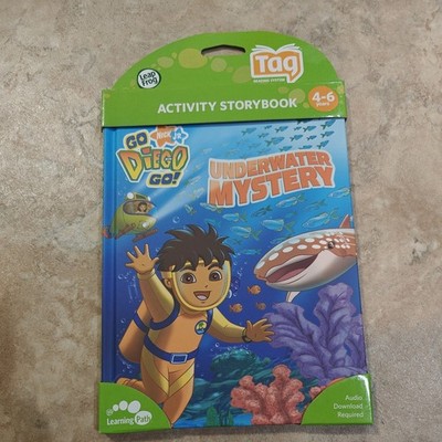 Diego Underwater Mystery (Leap Frog TAG/Reader)-Read Details - NEW