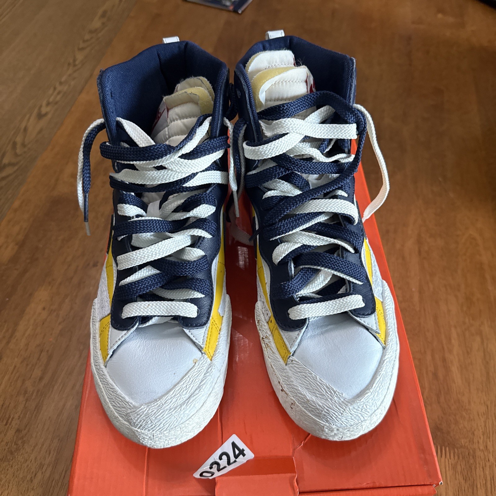SACAI X NIKE Taglia 7 5 Blazer Nike sacai x Mid Maize Navy