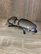 Authentic CHANEL 4104-B Square Sunglasses Gradient Lens CC Crystal Logo Black