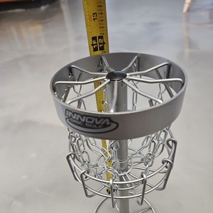 Innova Desktop DISCatcher Micro Mini Disc Golf Basket Silver 12” 