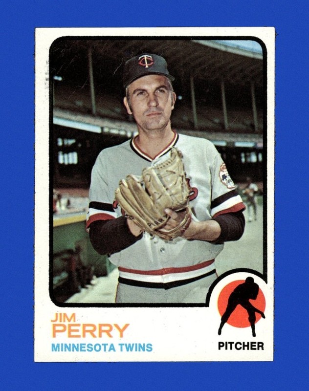 1973 Topps Set-Break #385 Jim Perry NR-MINT *GMCARDS*
