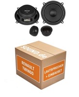 Lautsprecher Boxen Einbaupaket Vorne Crunch DSX5.2E Passend FüR Renault Twingo 1
