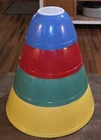 Vintage Pyrex Primary Colors Nesting Mixing Bowls Complete Set Of 4 401-404