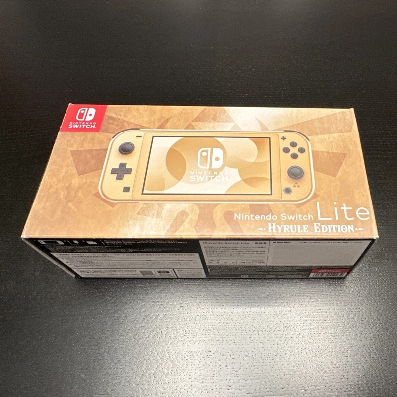 (BOX 📦 ONLY) Nintendo Switch Lite Hyrule Edition Gold 32GB NTSC-J Handheld 720p