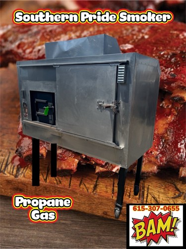 Southern Pride Natural Gas Smoker Commercial Model BBR 79-2-SSE- Propane Gas