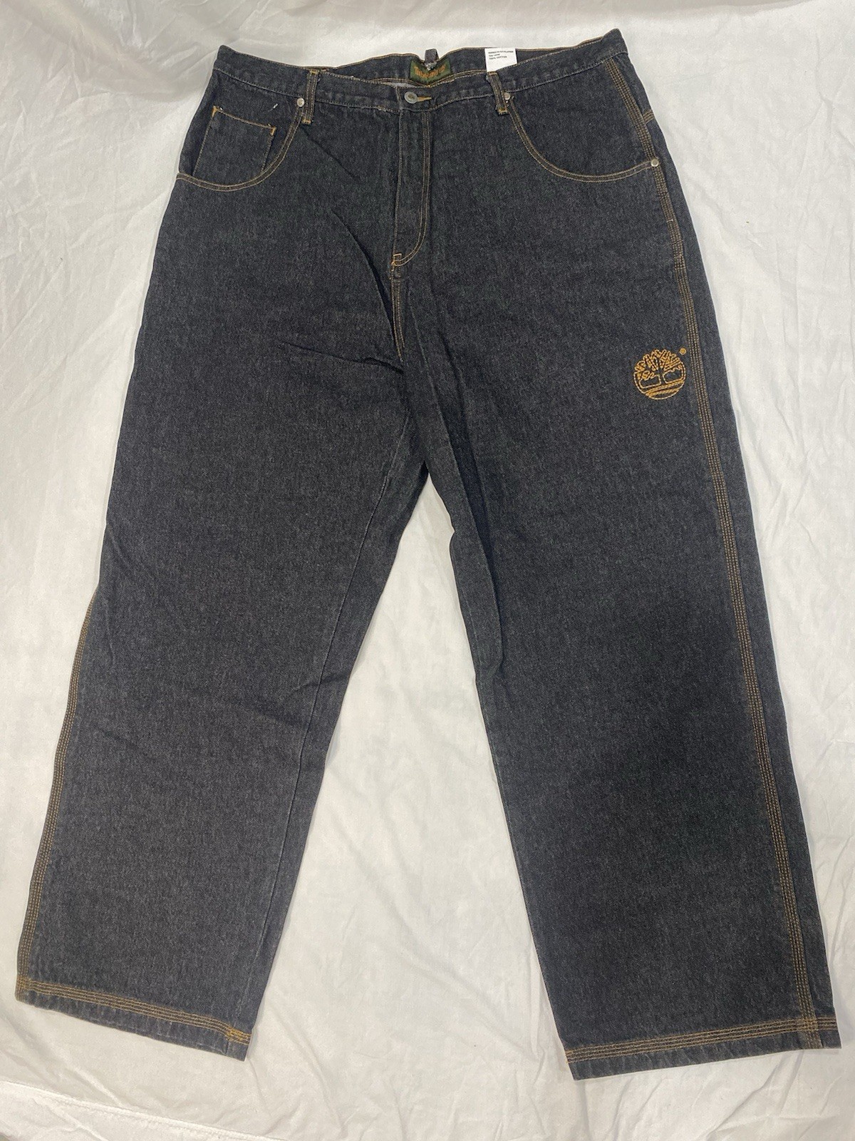 Button Zip Men's 5-pocket Cotton