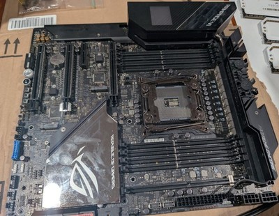 ASUS ROG Rampage VI Extreme Encore X299 Motherboard LGA2066 AS-IS Parts Repair