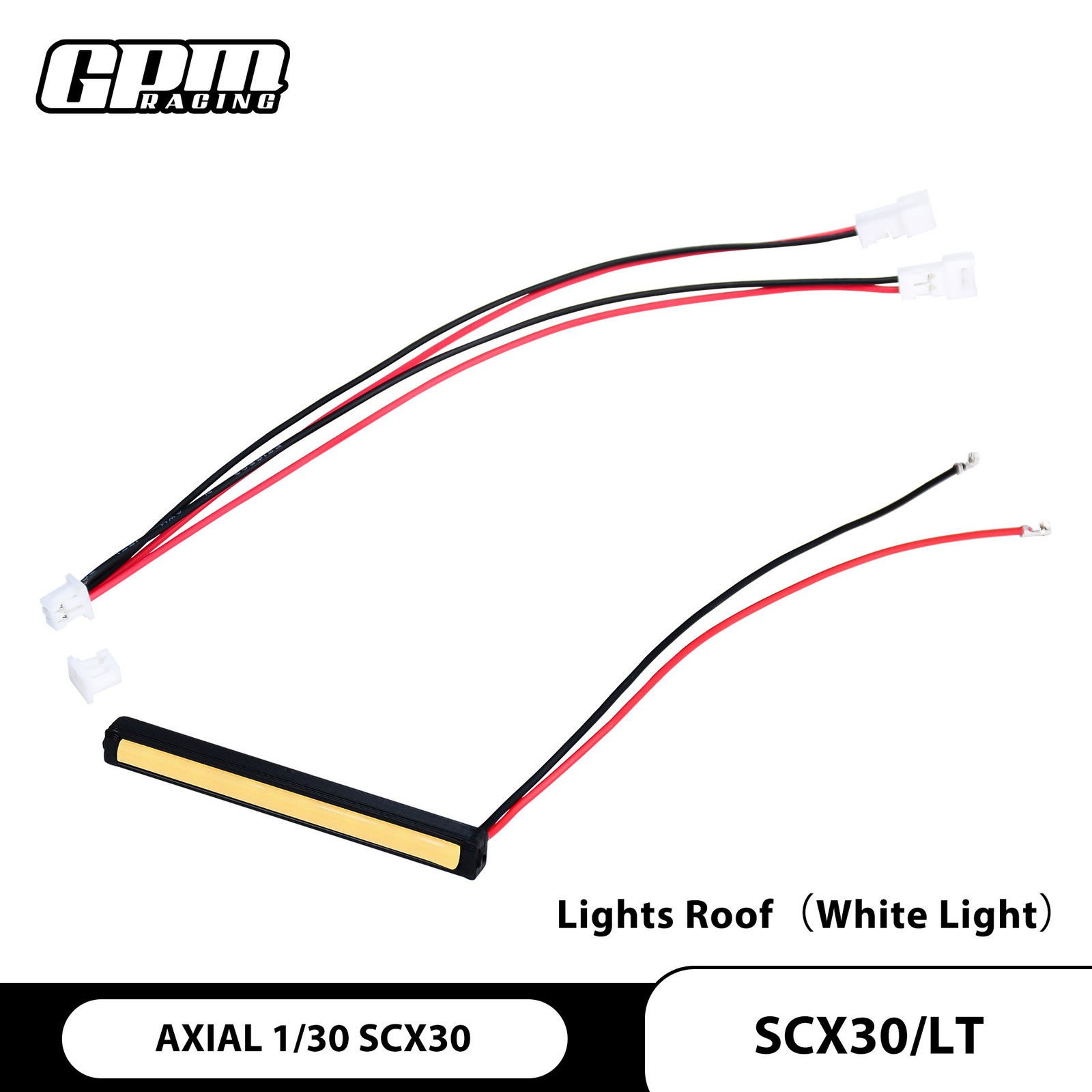 Roof Light Bar for AXIAL 1/30 SCX30 Jeep Wrangler JLU Wrangler RC Upgrade Parts thumbnail 5