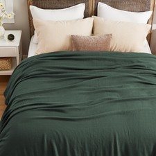 Bedsure 100 Cotton Large Blanket Oversized King for Bed 120x94 inches -