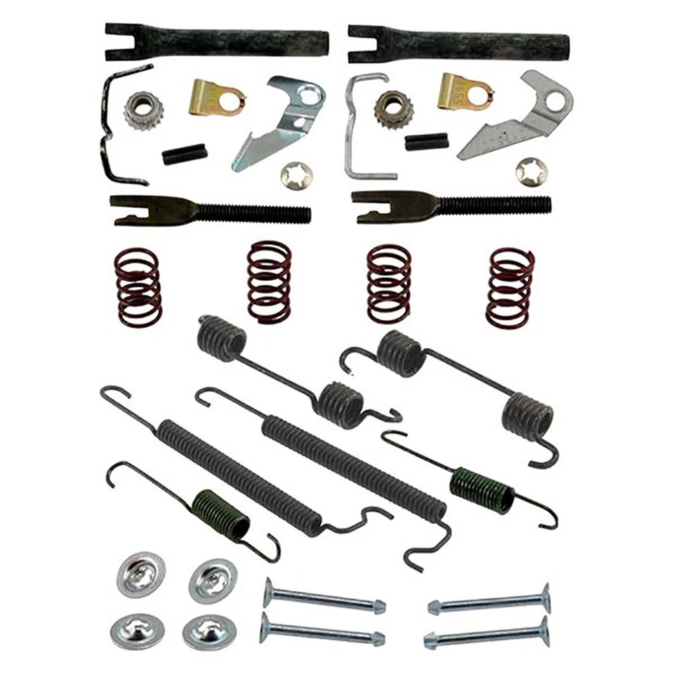 Kit de herrajes de tambores de freno y zapatas de freno trasero Chevrolet Spark 2013-2015 Foto 3 de 4