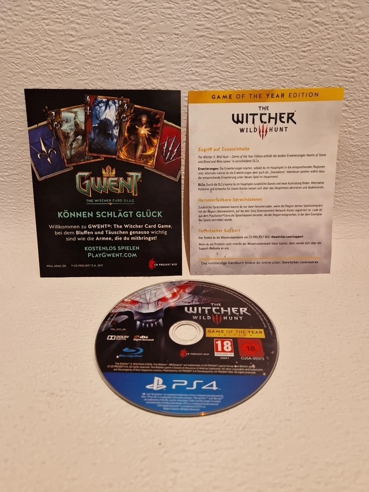 The Witcher 3 Game Of The Year Edition - Playstation 4 PS4 - PAL Deutsch - OVP - Bild 2 von 4