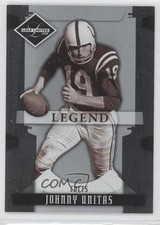 2008 Leaf Limited Legend 91/499 Johnny Unitas #149 HOF h3a