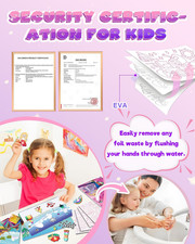 Foil Art Fun Kit for Kids - DIY Toy Unicorn Princess Foil Art Craft Activity ...
