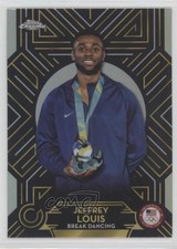 2024 Topps Chrome US Olympic & Paralympic Team and Hopefuls Jeffrey Louis n5h