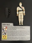 Vintage GI Joe 1984 Cobra Ninja Storm Shadow ARAH Action Figure