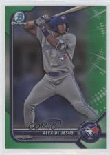 2022 Bowman Draft Chrome Green Refractor 1/99 Alex De Jesus #BDC-147 7m3