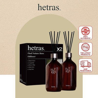(1+1) HETRAS Premium Diffuser 500ml | Duftöl Diffuser & Sticks