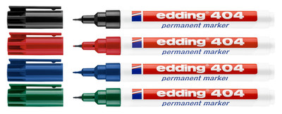 Edding 404 Permanent Marker XF Extra Fein Permanentmarker 0,75 mm. ALLE Farben