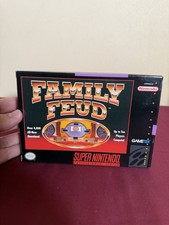 Family Feud (Super Nintendo Entertainment System, 1993) GREAT BOX