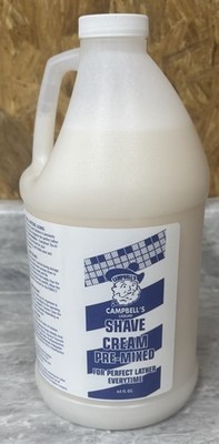 Campbell's Liquid Shave Cream Pre-MIxed Lather 1/2 Gallon Morris Flamingo King