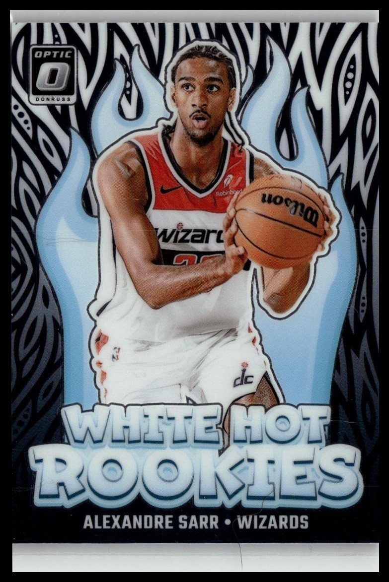2024-25 Donruss Optic #14 Alexandre Sarr White Hot Rookies