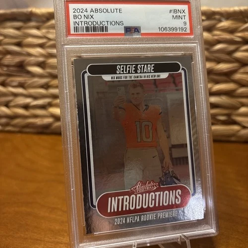 2024 PANINI ABSOLUTE BO NIX INTRODUCTIONS ROOKIE RC DENVER BRONCOS PSA 9