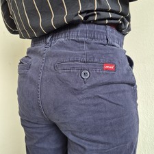 Levi’s Blue Chino Trousers W29 L30 18REG Straight Fit Casual Pants Mens