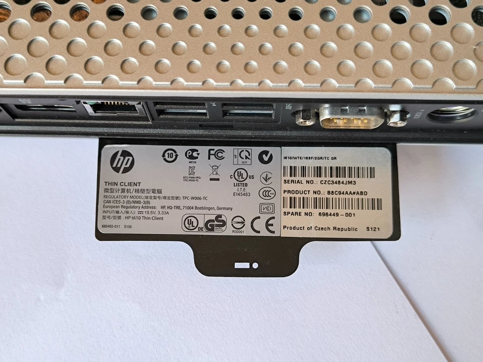 🖥️ Mini PC for Windows 98/XP retro gaming - HP T610 - Imagen 3 de 4