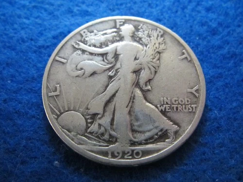 1920-S Walking Liberty Half Dollar — photo from the most recent tracked eBay sale