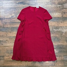 Red Valentino Ruffle Tunic Dress Short Sleeve
