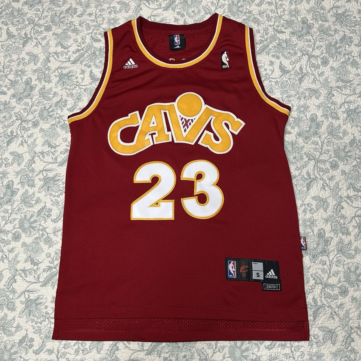LEBRON JAMES Alternate Navy CLEVELAND CAVALIERS Mens NBA Swingman Team JERSEY XL