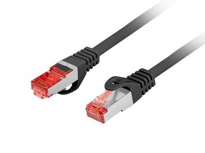 LANBERG Cable DE Red Cat.6 FTP LSZH CU 0.25M FLUKE Passed