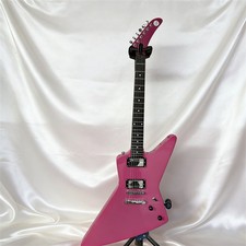 New Pink 6 String Electric Guitar Solid Body Rosewood Fingerboard Fixed bridge