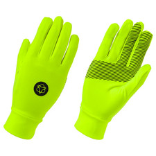 Guanti invernali ciclismo AGU stretch neoprene elastico giallo fluo