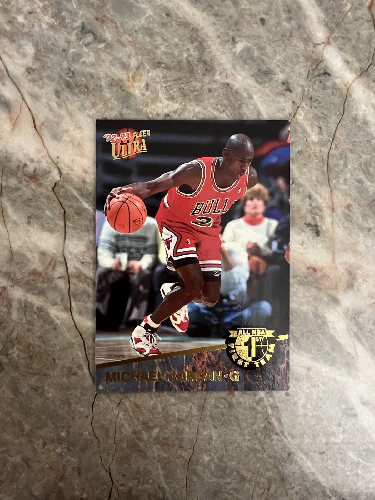 1992 Fleer Ultra Basketball Michael Jordan All NBA card# 4
