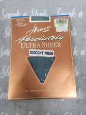 Vintage Hanes Absolutely Ultra Sheer Pantyhose Size C