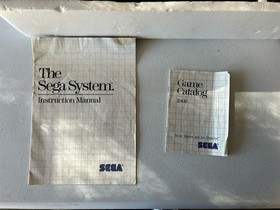 Sega Master System 1987 Original Box - Authentic, Tested