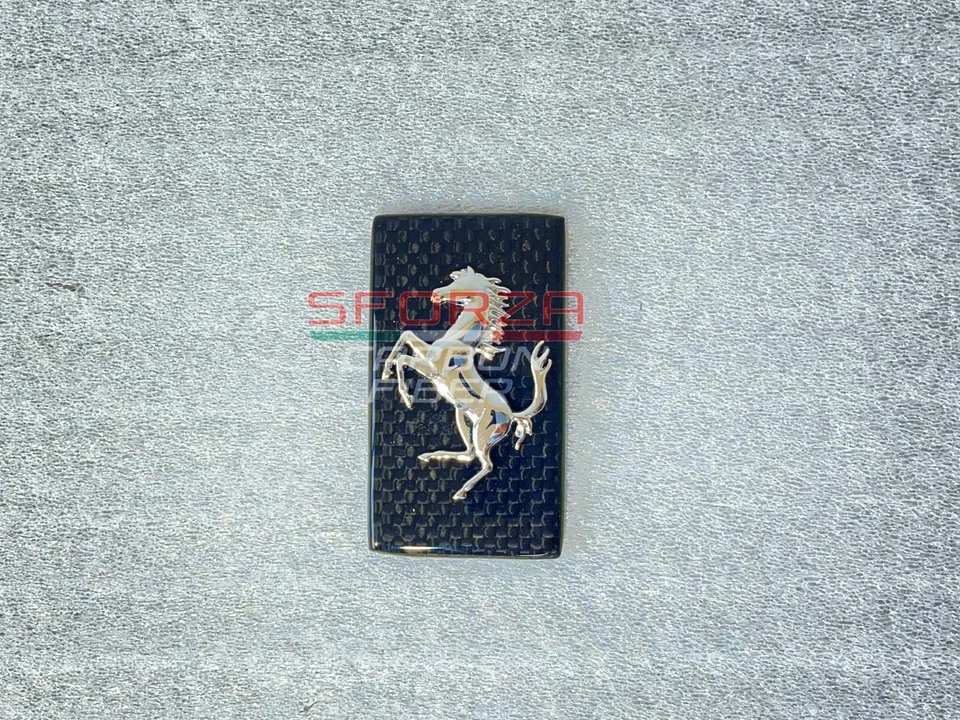 法拉利前罩盾牌徽章碳纤维 — 第 3/4 张图片