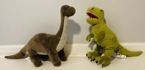 IKEA Dinosaur Jattelik Stuffed Animal Plush Toy 22" Long Neck And T-Rex Soft - Picture 1 of 5