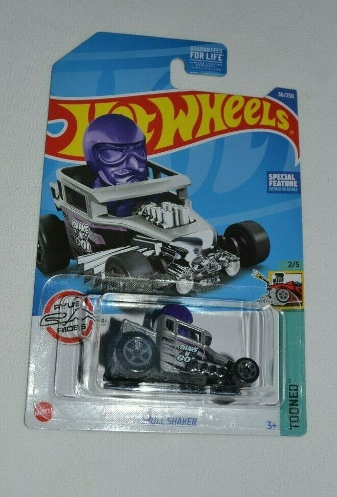 HOT WHEELS 2022 TOONED 2/5 - SKULL SHAKER SILVER