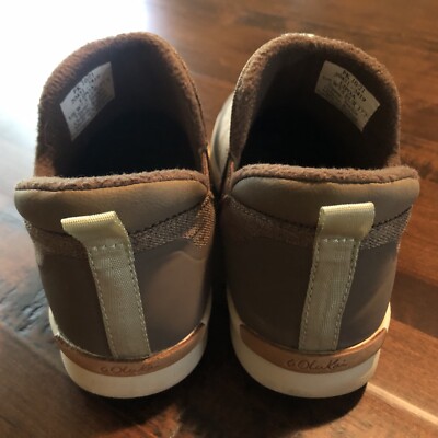 Olukai‎ Lipoa Brown Women’s Sneaker Boots Brown /Cream Shoes Sz 7.5 OluKai LIPOA Womens Beige Slip On Ankle Fleece Lined Sneaker  main image 2