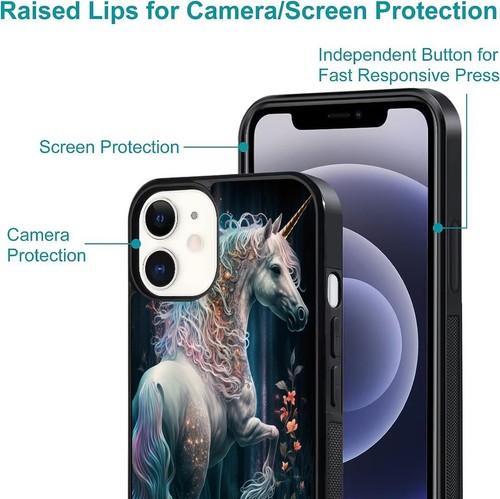 stunning unicorn powerful Hard Phone Case For iPhone 11 12 13 14 15 Pro Max - Picture 28 of 30