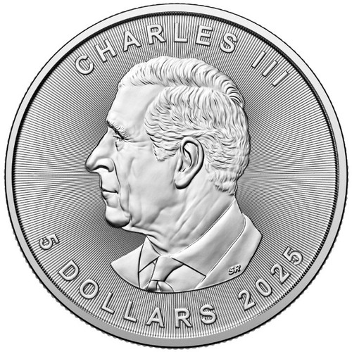 CANADA 5 Dollars Argent 1 Once Maple Leaf 2025 - Bild 2 von 3